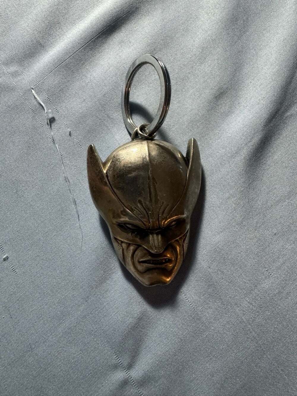 Marvel Wolverine Pewter Head Key Ring Keychain